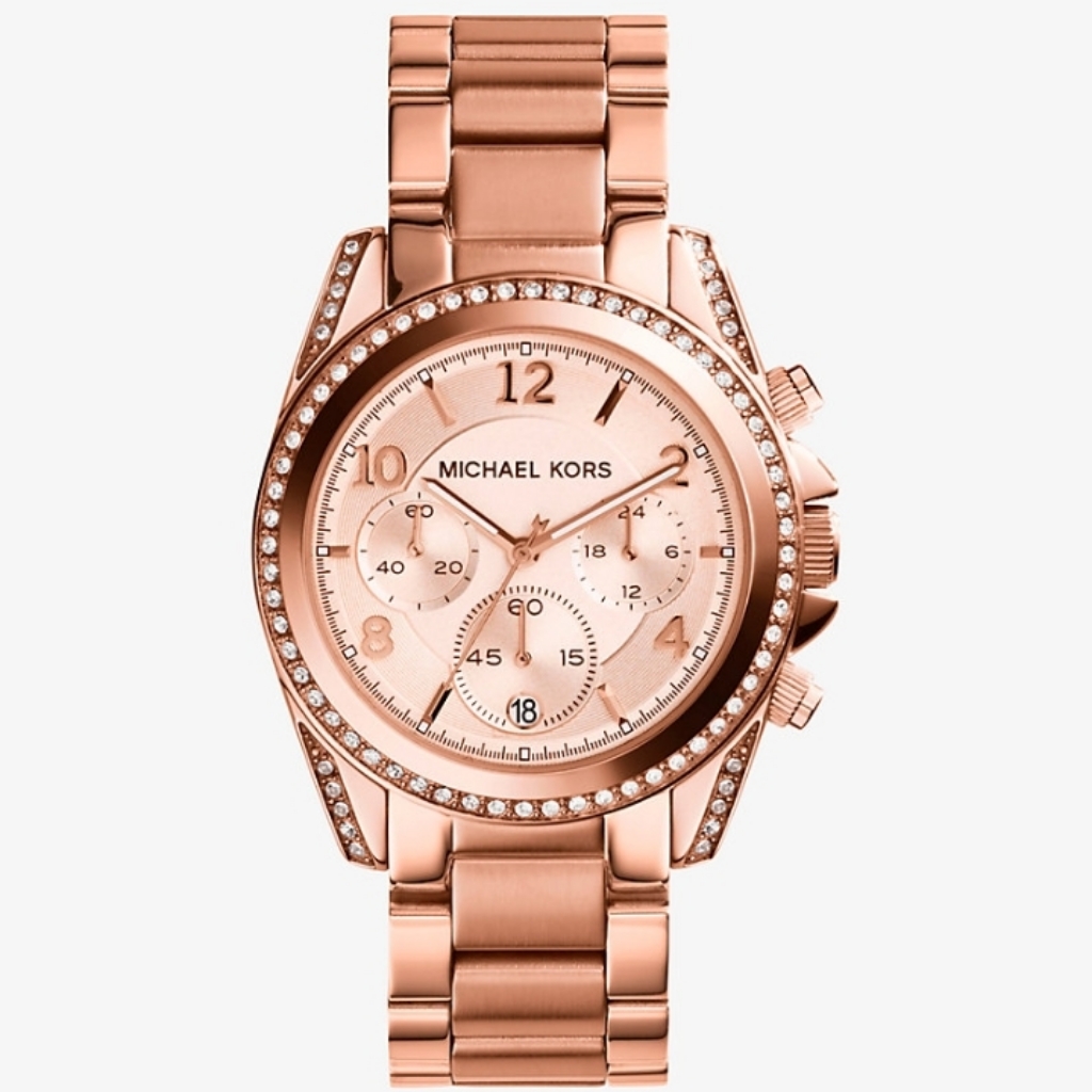 Authentic Michael Kors Chronograph Watch Mk6263